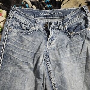Cowgirl Tuff Women's Boot Cut Jeans - Light Blue